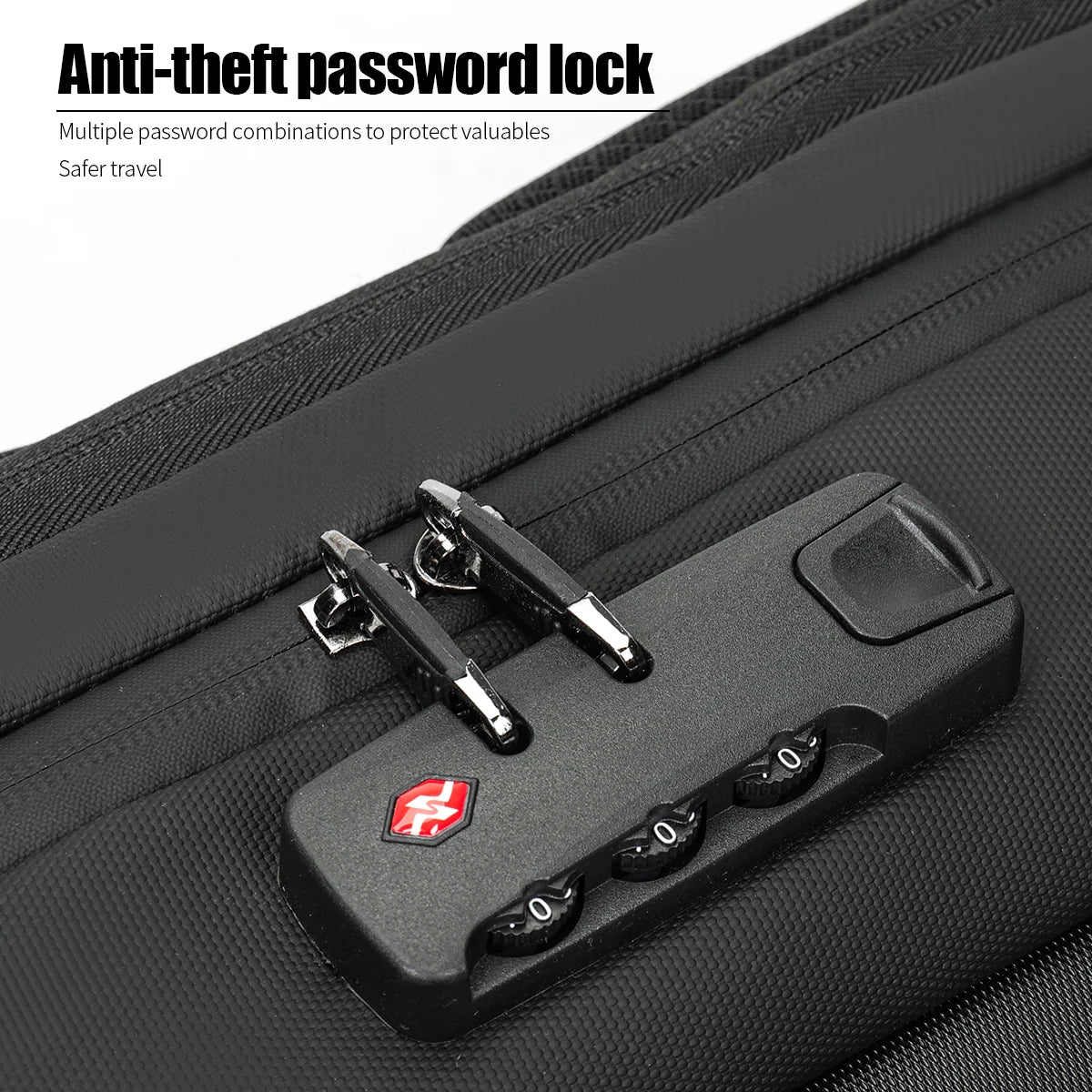 Hard-Shell Anti-Theft Backpack
