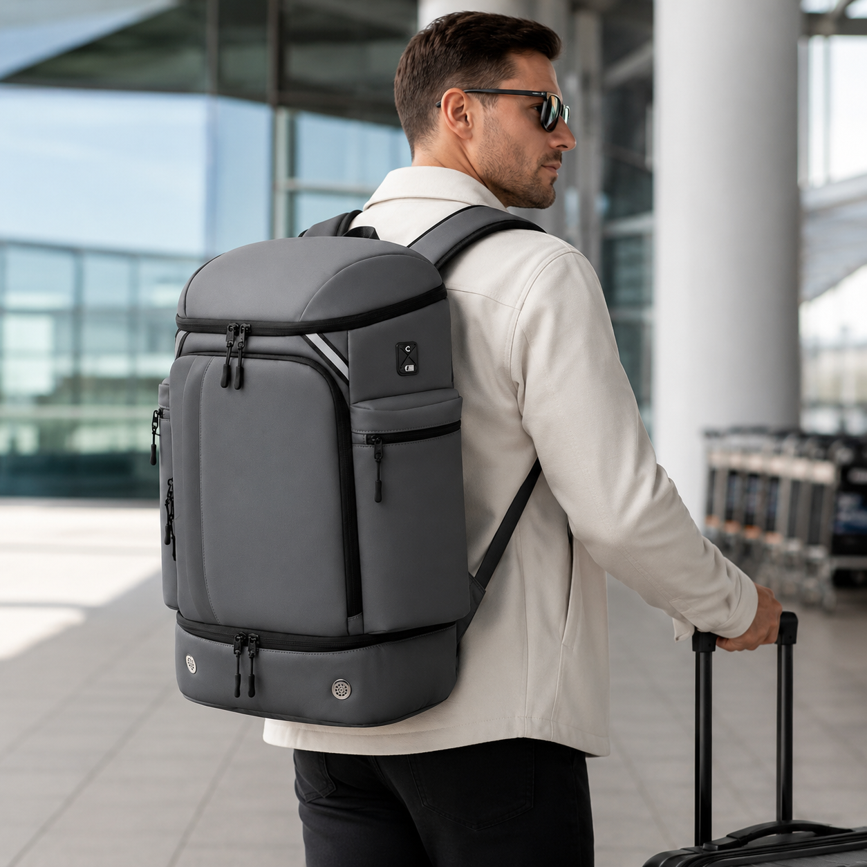 Integrated Cargo Travel Backpack