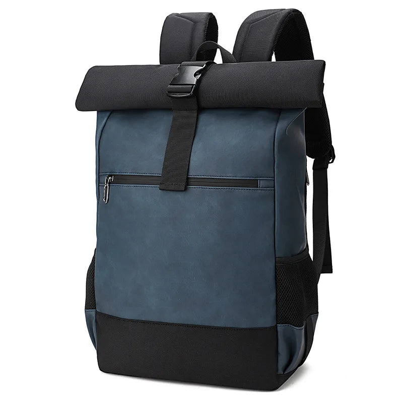 Expandable Luxury Roll-Top Rucksack