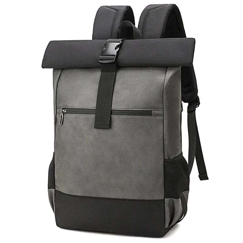 Expandable Luxury Roll-Top Rucksack